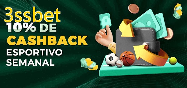 10% de bônus de cashback na 3ssbet